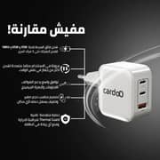 Cardoo 65W GaN Fast Charger – White | CGLAEU/UK02W