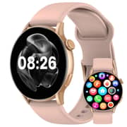 Cardoo X Orbit Smart Watch for Unisex, Amoled Display, 1.6 Inch, 300 mAh - Gold