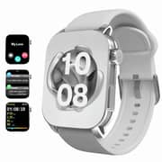 Cardoo X Apex Smart Watch for Unisex 2.01 Inch, Amoled Display, 300 mAh - Silver - CGLWXA04S