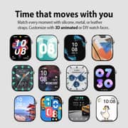 Cardoo X Apex Smart Watch for Unisex 2.01 Inch, Amoled Display, 300 mAh - Silver - CGLWXA04S