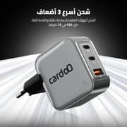 Cardoo 65W GaN Fast Charger – Black | CGLAEU/UK02B