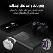 Cardoo 10000mAh Power Bank 20W Wireless MagSafe with Built-in Cables & Stand – Black – CGLPWB02B