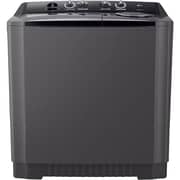 LG 10kg Twin Tub Washing Machine, Roller Jet, Black