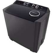 LG 10kg Twin Tub Washing Machine, Roller Jet, Black