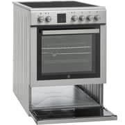 Hoover 4 Burners Ceramic Cooker 60cm Black/Stainless - HVC-V64E-S