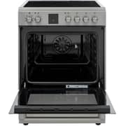 Hoover 4 Burners Ceramic Cooker 60cm Black/Stainless - HVC-V64E-S