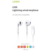 Lanex Wired In Ear Headphone White - LE06