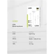 Lanex Wired In Ear Headphone White - LE06
