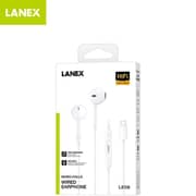 Lanex Wired In Ear Headphone White - LE06