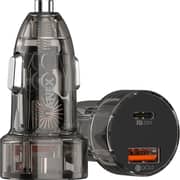 Lanex 2 Port Car Charger Black - LQ10