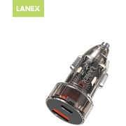 Lanex 2 Port Car Charger Black - LQ10