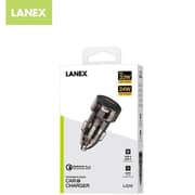 Lanex 2 Port Car Charger Black - LQ10