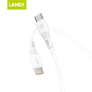 Lanex USB C to USB C Cable 100cm White - LS31CC