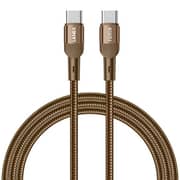 Lanex USB C to C Braided Cable 100cm Desert gold - LS51CC