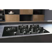 Ariston 5 Burner Gas Hob Black - AGS92SBK