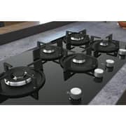 Ariston 5 Burner Gas Hob Black - AGS92SBK