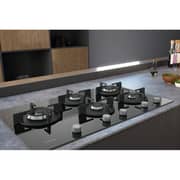 Ariston 5 Burner Gas Hob Black - AGS92SBK