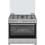 Ariston Free Standing 5 Burner Standing Cooker Black - AM9GM1KMX/MEA