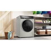 Bosch 9 kg Front Load Washing Machine Serie 8 , 1400 rpm - Silver Inox - WGB2440XEG