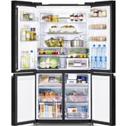 Hitachi French Door Bottom Freezer 569L Glass Mauve Grey - RWB720VUK04GBK