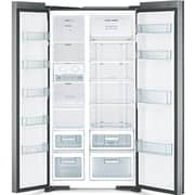 Hitachi Side By Side Refrigerator 595L Glass Black - RS700PUK04GBK