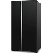 Hitachi Side By Side Refrigerator 595L Glass Black - RS700PUK04GBK