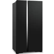 Hitachi Side By Side Refrigerator 595L Glass Black - RS700PUK04GBK