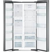 Hitachi Side By Side Refrigerator 595L Glass Silver - RS700PUK04GS