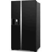 Hitachi Side By Side Refrigerator 573L Glass Black - RSX700GPUK04GBK