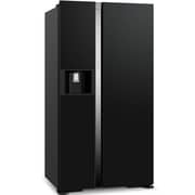 Hitachi Side By Side Refrigerator 573L Glass Black - RSX700GPUK04GBK