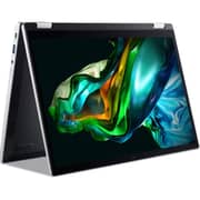 Acer Aspire 3 Spin 14 2-in-1 Convertible (2023) Laptop - Intel Core i3-N305 / 14inch / 256GB SSD / 8GB RAM / Shared Intel UHD Graphics / Windows 11 Home / English Keyboard / Pure Silver / International Version - [A3SP14-31PT-38YA]