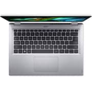Acer Aspire 3 Spin 14 2-in-1 Convertible (2023) Laptop - Intel Core i3-N305 / 14inch / 256GB SSD / 8GB RAM / Shared Intel UHD Graphics / Windows 11 Home / English Keyboard / Pure Silver / International Version - [A3SP14-31PT-38YA]