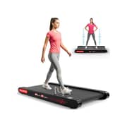 Sparnod Fitness WalkyShaky Walking Pad Treadmill – Compact Under-Desk Treadmill for Home Use | 2.5 HP DC Motor, Vibration Modes, 120kg Capacity,Cardio Equipment Under Desk Fitness