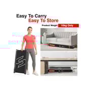 Sparnod Fitness WalkyShaky Walking Pad Treadmill – Compact Under-Desk Treadmill for Home Use | 2.5 HP DC Motor, Vibration Modes, 120kg Capacity,Cardio Equipment Under Desk Fitness