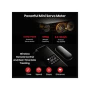 Sparnod Fitness WalkyShaky Walking Pad Treadmill – Compact Under-Desk Treadmill for Home Use | 2.5 HP DC Motor, Vibration Modes, 120kg Capacity,Cardio Equipment Under Desk Fitness