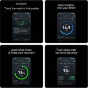Whoop 4.0 Wearable Health Fitness & Activity Tracker Black - 970-001-000