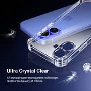 Ugreen Cushion Protective Case Clear iPhone 16 - CA101