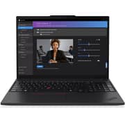 Lenovo ThinkPad T16 Gen 3 (2023) Laptop - 1st Series / Intel Core Ultra 7-155U / 16inch WUXGA / 512GB SSD / 16GB RAM / Shared Intel Graphics / Windows 11 Pro / English Keyboard / Black / International Version - [21MN00AHUS]