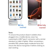 Lexar Professional Go Portable SSD With Hub USB3.2 2TB Silver - LSL400S002T-RNSNG