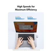 Lexar Professional Go Portable SSD With Hub USB3.2 2TB Silver - LSL400S002T-RNSNG