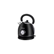Swiss Pro+ Retro Electric Kettle, 1.8 Liter, 2200 Watt, Black - SP-WK2200B
