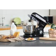 Swiss Pro+ Food Processor - Stand Mixer 6L - 1500W - Silver & Black - SP-KM1500B