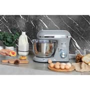Swiss Pro+ Food Processor - Stand Mixer 6L - 1500W - Silver & Grey - SP-KM1500G