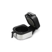 Swiss Pro+ Hot Air Fryer & Air Grill, 6 Liters, Stainless Steel - Silver  Black - 1760W