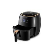 مقلاة هواء رقمية من سويس برو بلس سعة 7 لتر، قوة 1750 واط، لون أسود SP-DAF7LB