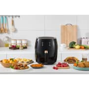 مقلاة هواء رقمية من سويس برو بلس سعة 7 لتر، قوة 1750 واط، لون أسود SP-DAF7LB