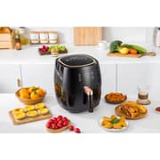 مقلاة هواء رقمية من سويس برو بلس سعة 7 لتر، قوة 1750 واط، لون أسود SP-DAF7LB