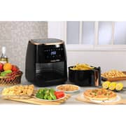 Swiss Pro+ Digital Air Fryer - Black  Gold - 6.5L - 1500W, SP-AF6.5L.BG