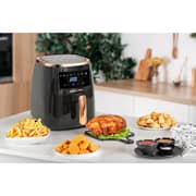 Swiss Pro+ Digital Air Fryer - Black  Gold - 6.5L - 1500W, SP-AF6.5L.BG