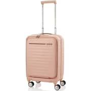 American Tourister 1 Pc Expandable Frontec Spinner Luggage Trolley Case Apricot - 251-2501-005349
